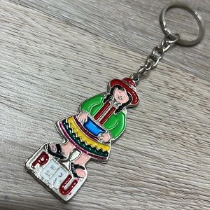 🌸 peru keychain souvenir.  New